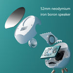 Mini Desktop Multi-Function Smart Wireless Charging Bluetooth Speaker with Alarm Clock & Phone Holder Function
