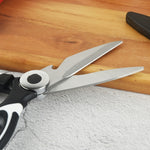 4 PCS Kitchen Scissors Multi-Function Home Stainless Steel Scissors, 4 in 1 Kitchen Scissors