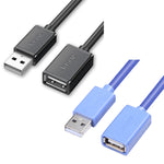 كابل تمديد بيانات USB ذكر إلى أنثى بنواة نحاسية خالية من الأكسجين من Jasoz، اللون: أسود 0.5م، أسود 1م، أسود 1.5م، أسود 2م، أسود 3م، أسود 5م، أزرق داكن 0.5م، أزرق داكن 1م، أزرق داكن 1.5م، أزرق داكن 2م، أزرق داكن 3م، أزرق داكن 5م، أسود 8م