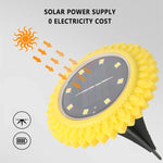 2 PCS 8 LEDs Solar Petals Buried Lamp Waterproof Garden Lawn Light, Specification:, Purple Lily (White Light), Purple Lily (Warm Light), Purple Lily (Colorful Light), Red Rose (White Light), Red Rose (Warm Light), Red Rose (Colorful Light)