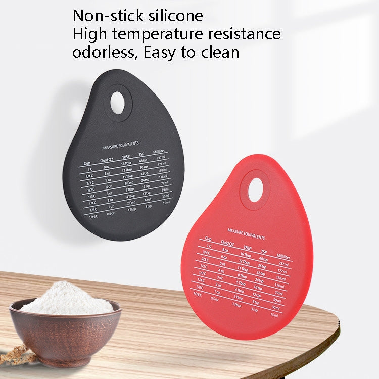 Silicone Scraper Cream Steward Scraper Butter Cut Knife Wiper, Cut Knife Wiper(Black), Cut Knife Wiper(Red)