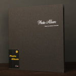 ألبوم صور يدوي الصنع من الجلد المدبوغ 12 بوصة، أسود مطلي بالذهب، عائلة الغبار الأحمر، أزرق فارسي، رمادي قهوة فاخر، سنة ذهبية