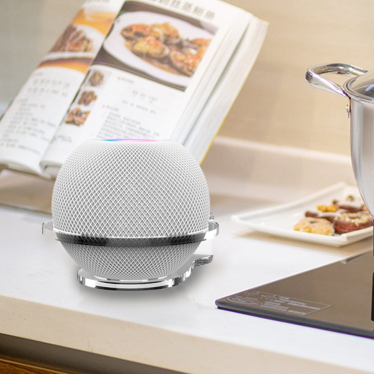 حامل أكريليك جداري / مكتبي لمكبر صوت Apple HomePod Mini، لموديل Apple HomePod Mini