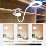 مصباح مكتب بمشبك YAGE YG-8102 2 واط 18 مصباح LED مع مفتاح لمس وتعتيم بثلاث مستويات، ضوء LED لحماية العين