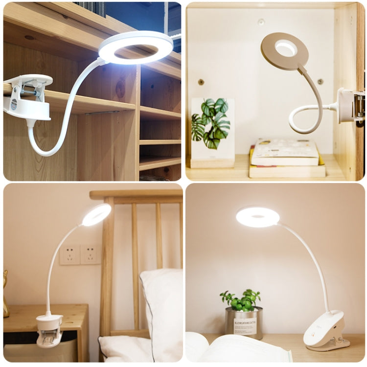مصباح مكتب بمشبك YAGE YG-8102 2 واط 18 مصباح LED مع مفتاح لمس وتعتيم بثلاث مستويات، ضوء LED لحماية العين