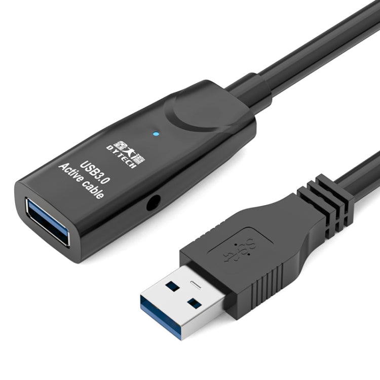 كابل تمديد USB 3.0 ذكر إلى أنثى مزدوج الحماية من D.Y.TECH، الطول: 10م، 15م