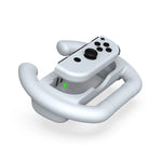 DOBE مقابض يسرى ويمينية لعجلة القيادة لجهاز Switch OLED / Switch، المواصفات: أبيض (2 قطع/حزمة)، أسود (2 قطع/حزمة)، أحمر + أزرق (2 قطع/حزمة)