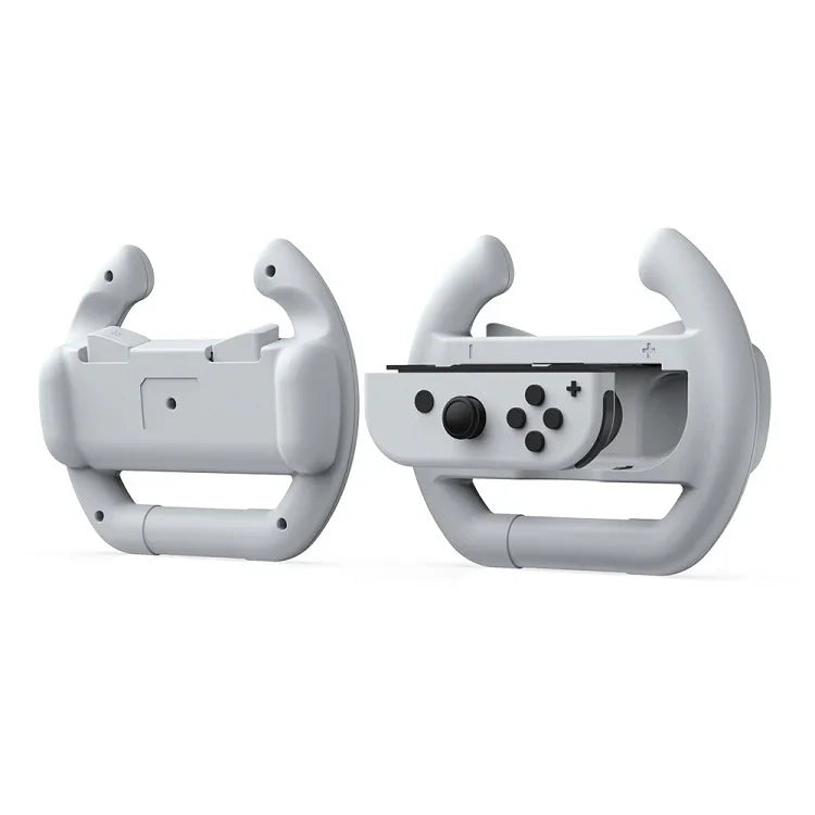 DOBE مقابض يسرى ويمينية لعجلة القيادة لجهاز Switch OLED / Switch، المواصفات: أبيض (2 قطع/حزمة)، أسود (2 قطع/حزمة)، أحمر + أزرق (2 قطع/حزمة)