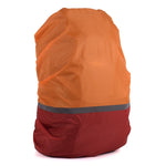 غطاء مطر مضيء ملون للحقائب الخارجية للتسلق، 2 قطع، S 18-30L، M 30-40L، L 45-55L، XL 58-70L