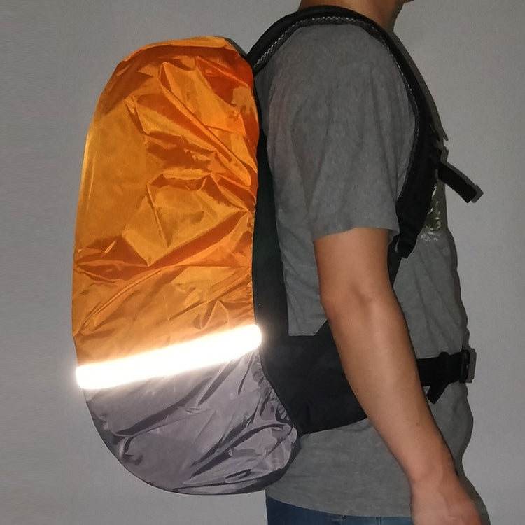 غطاء مطر مضيء ملون للحقائب الخارجية للتسلق، 2 قطع، S 18-30L، M 30-40L، L 45-55L، XL 58-70L