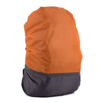 غطاء مطر مضيء ملون للحقائب الخارجية للتسلق، 2 قطع، S 18-30L، M 30-40L، L 45-55L، XL 58-70L