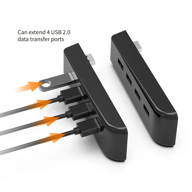 موزع USB عالي السرعة DOBE TP5-0576 مع محول تمديد لنقل البيانات لجهاز PS5، TP5-0576