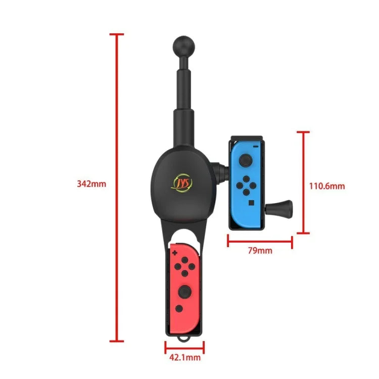 ملحقات مقبض لعبة لصنارة الصيد لجهاز Nintendo Switch من JYS NS192، NS192