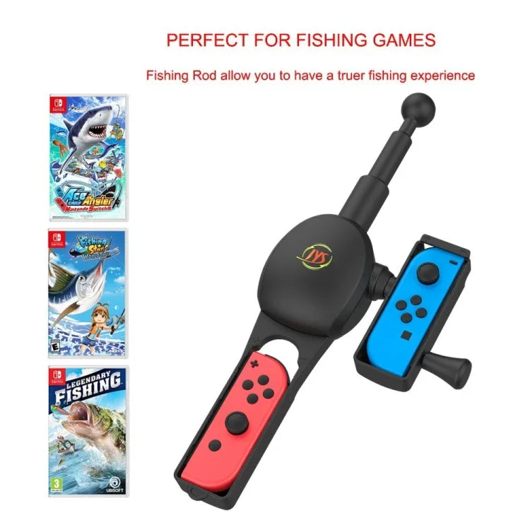ملحقات مقبض لعبة لصنارة الصيد لجهاز Nintendo Switch من JYS NS192، NS192