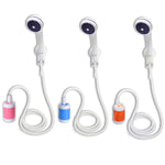 LLT-ES01 Electric Pet Shower Outdoor Camping Bath Device, Style:, Standard (Orange White), Standard (Sky Blue), Standard (Pink), High Match (Orange White), High Match (Sky Blue), High Match (Pink)