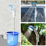 LLT-ES01 Electric Pet Shower Outdoor Camping Bath Device, Style:, Standard (Orange White), Standard (Sky Blue), Standard (Pink), High Match (Orange White), High Match (Sky Blue), High Match (Pink)