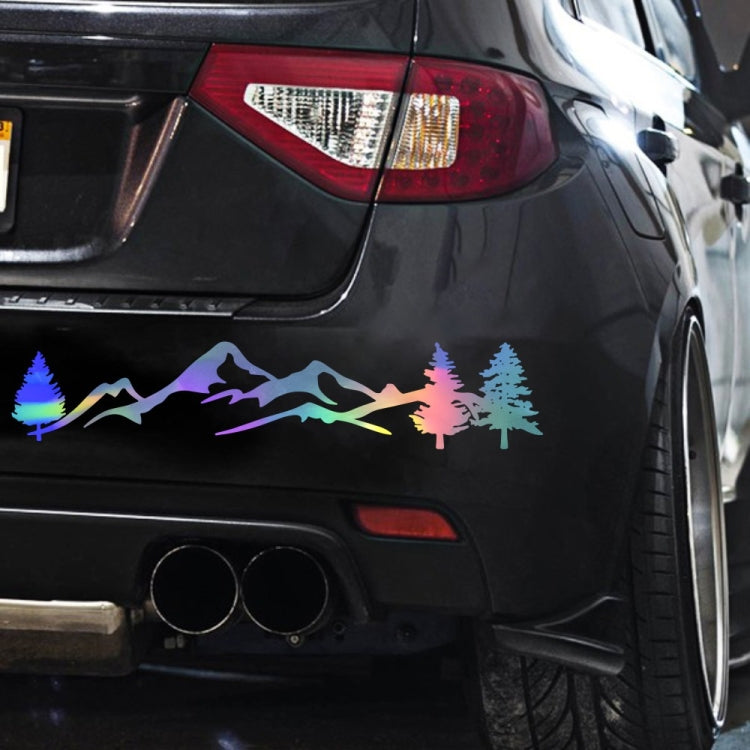 2 PCS D-791 Mountain Forest Car Sticker SUV Off-Road Vehicle Body Sticker Rear Windshield Car Sticker