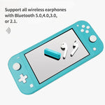 محول صوت لاسلكي بلوتوث من Gulikit لجهاز Nintendo Switch، الموديل: NS07 أحمر، NS07 أزرق، NS07 أسود، NS07 PRO أسود، NS07 PRO أزرق جليدي