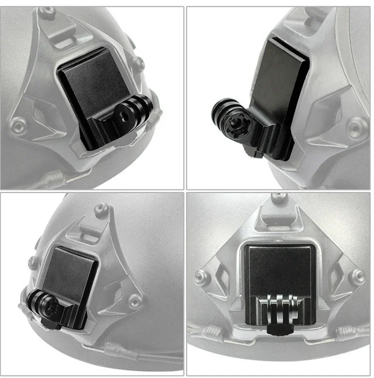 محول تثبيت قاعدة خوذة للصيد CS NVG لحامل GoPro HERO9 Black / HERO8 Black /7 /6 /5 /5 Session /4 Session /4 /3+ /3 /2 /1، DJI Osmo Action، Xiaoyi وكاميرات الحركة الأخرى، نسخة مطورة، نسخة كلاسيكية
