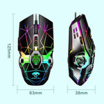 LEAVEN فأرة ألعاب ميكانيكية مكتبية سلكية USB، 7 أزرار، 4000 DPI، RGB، طول الكابل: 1.5م، S30 أسود، S30 أبيض، S30 وردي، S10 أسود