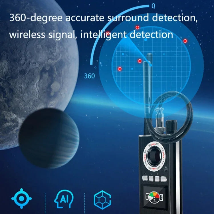 كاشف إشارة K88 مضاد للسرقة، كاشف مسح GPS مضاد للتتبع، كاشف كاميرا دفاعي، K88