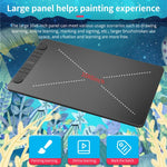 لوحة رقمية VEIKK VK1060PRO للرسم باليد، لوحة رسم إلكترونية يمكن توصيلها بالهاتف المحمول، VK1060PRO