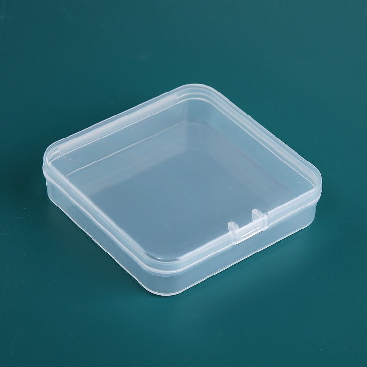 20 قطعة صندوق بلاستيكي مربع مع غطاء، صندوق تخزين شفاف من البولي بروبيلين، صندوق أدوات قطع إلكترونية، 20 قطعة مربع