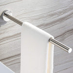 304 Stainless Steel With Grooved Bathroom Pendant Bathroom Shelf,Style:, Wire Drawing Single Rod 40cm, Wire Drawing  Towel Ring, Wire Drawing Hook, Paper Towel Holder A, Paper Towel Holder  B, Vertical Single Rod, Black Cloth Hook                      ...