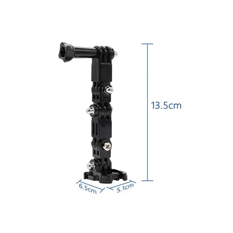 مجموعة تثبيت ذراع متعددة المفاصل لخوذة ركوب الدراجات ل DJI Osmo Action، GoPro HERO9 Black / HERO8 Black /7 /6 /5 /5 Session /4 Session /4 /3+ /3 /2 /1، Xiaoyi وكاميرات الحركة الأخرى، طقم خوذة ركوب الدراجات النمط 3، طقم خوذة ركوب الدراجات النمط 4