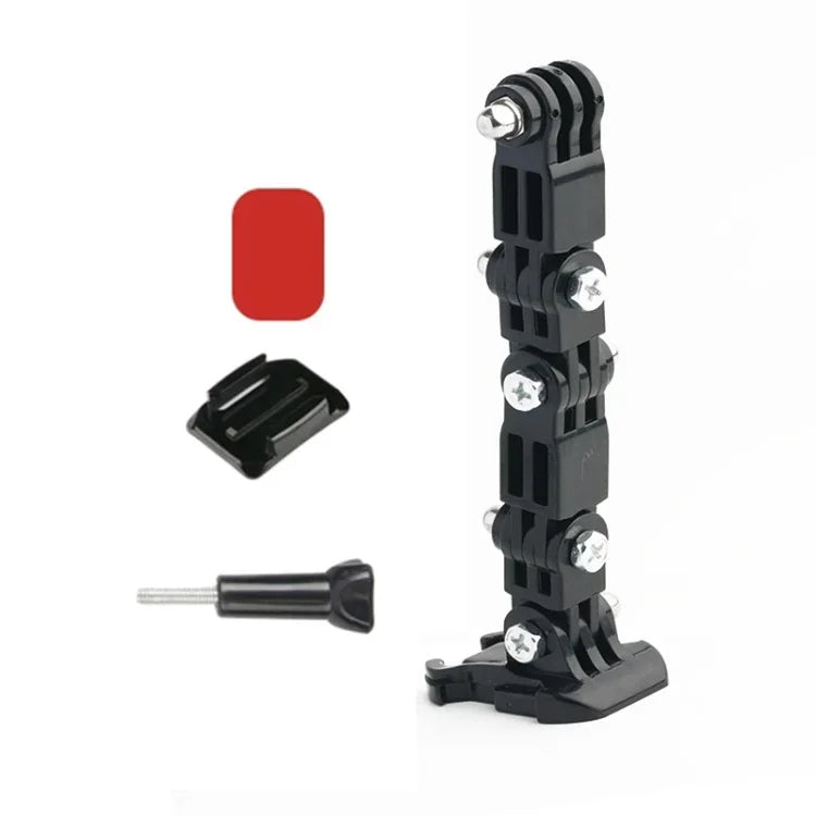 مجموعة تثبيت ذراع متعددة المفاصل لخوذة ركوب الدراجات ل DJI Osmo Action، GoPro HERO9 Black / HERO8 Black /7 /6 /5 /5 Session /4 Session /4 /3+ /3 /2 /1، Xiaoyi وكاميرات الحركة الأخرى، طقم خوذة ركوب الدراجات النمط 3، طقم خوذة ركوب الدراجات النمط 4