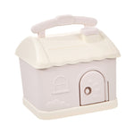 Children Cartoon Desired Storage Piggy Bank, Small House Blue, Small House Pink