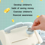 Children Cartoon Desired Storage Piggy Bank, Small House Blue, Small House Pink