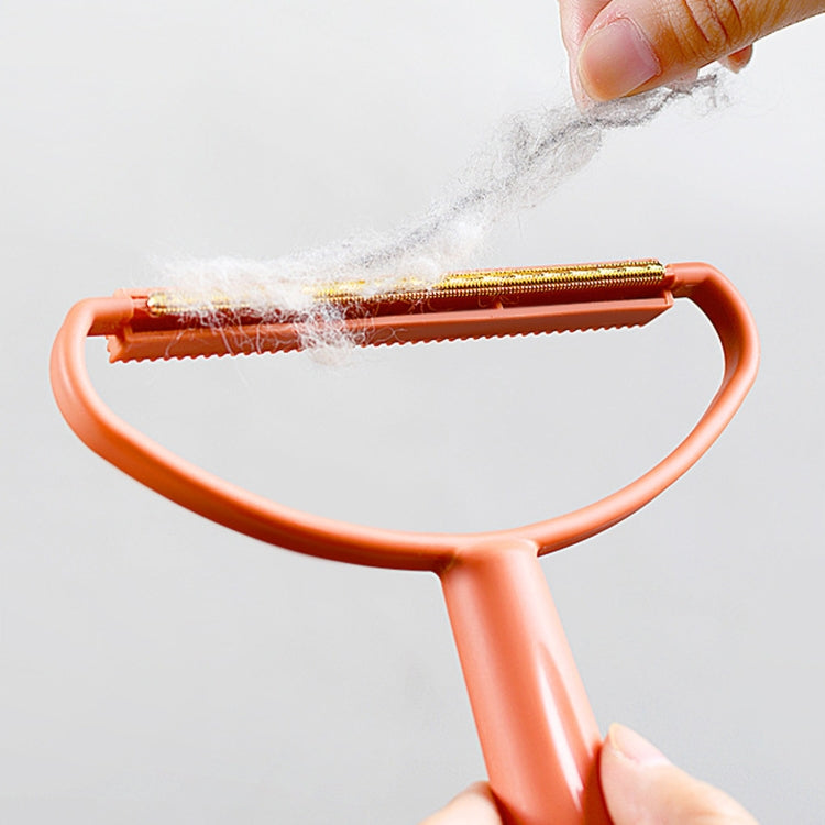 Hair Sticking Ball-Removing Brush Winter Clothing Woolen Coat Manual Depilator And Hair Removal Brush, Blue, Orange
