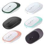 M030 4 Keys 1600DPI Laptop Office Mute Mouse, Style:, Wireless (Ink Green), Wireless (Blue), Wireless (Pink), Wireless (Gray), Wireless (White), Wireless (Black), Double Mode (Ink Green), Dual Mode (Pink), Double Mode (Gray), Double Mode (White)