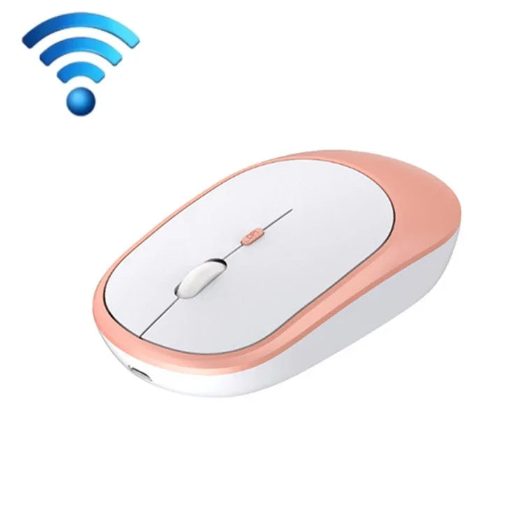 M030 4 Keys 1600DPI Laptop Office Mute Mouse, Style:, Wireless (Ink Green), Wireless (Blue), Wireless (Pink), Wireless (Gray), Wireless (White), Wireless (Black), Double Mode (Ink Green), Dual Mode (Pink), Double Mode (Gray), Double Mode (White)