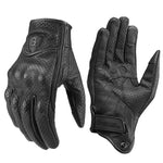 قفازات ركوب دراجات نارية من الجلد GHOST RACING GR-ST06، قابلة للتنفس، تعمل على شاشة اللمس، مضادة للسقوط، قفازات دراجة نارية، M, L, XL