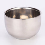 Stainless Steel Animal Hair Beard Brush Manual Stirring And Foaming Shaving Tool, Bowl + Brush, Single Brush