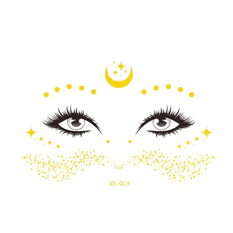 20 قطعة ملصقات وشم وجه مقاومة للماء مع تأثير برونزي للحفلات وأقنعة التنكر، VS-011, VS-012, VS-013, VS-014, VS-015, VS-016, VS-017, VS-018, VS-019, VS-022, VS-023, VS-024, VS-025, VS-027, VS-028, VS-029, VS-030, VS-031, VS-032, VS-033
