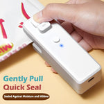 Dual-Purpose Mini-Sealing Machine Heat-Sealing & Cutting Bag Multi-Function Chargingable Sealing Machine