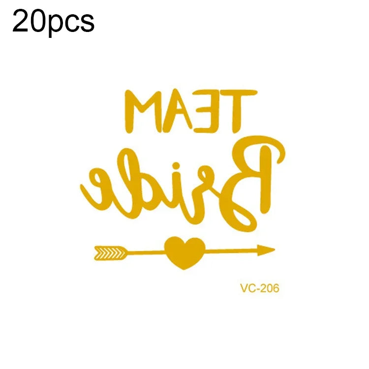 20 قطعة ملصقات وشم عرس مقاومة للماء بطباعة ساخنة لحفلة العزوبية، VC-204، VC-205، VC-206، VC-207، VC-208، VC-209، VC-210، VC-211، VC-212، VC-213، VC-214، VC-215، VC-216، VC-217، VC-218، VC-227، VC-228، VC-229، VC-230، VC-231، VC-232، VC-233