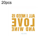 20 قطعة ملصقات وشم عرس مقاومة للماء بطباعة ساخنة لحفلة العزوبية، VC-204، VC-205، VC-206، VC-207، VC-208، VC-209، VC-210، VC-211، VC-212، VC-213، VC-214، VC-215، VC-216، VC-217، VC-218، VC-227، VC-228، VC-229، VC-230، VC-231، VC-232، VC-233