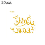 20 قطعة ملصقات وشم عرس مقاومة للماء بطباعة ساخنة لحفلة العزوبية، VC-204، VC-205، VC-206، VC-207، VC-208، VC-209، VC-210، VC-211، VC-212، VC-213، VC-214، VC-215، VC-216، VC-217، VC-218، VC-227، VC-228، VC-229، VC-230، VC-231، VC-232، VC-233