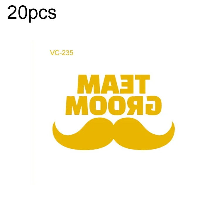 20 قطعة ملصقات وشم عرس مقاومة للماء بطباعة ساخنة لحفلة العزوبية، VC-204، VC-205، VC-206، VC-207، VC-208، VC-209، VC-210، VC-211، VC-212، VC-213، VC-214، VC-215، VC-216، VC-217، VC-218، VC-227، VC-228، VC-229، VC-230، VC-231، VC-232، VC-233