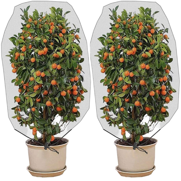 Plant Insect Cover Net With Drawstring Greenhouse Fruit Tree Bird Cover, 1x1.2m, 1x1.4m, 1.2x1.4m, 1x1.5m