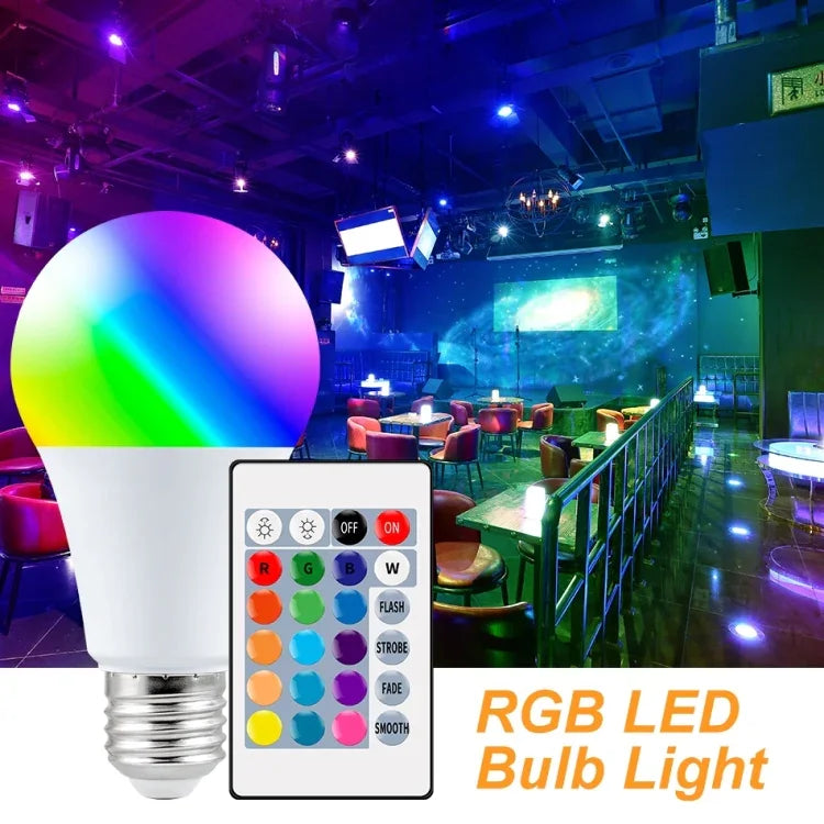 مصباح لمبة RGB ذكي تحكم عن بعد، 20 واط، 25 واط