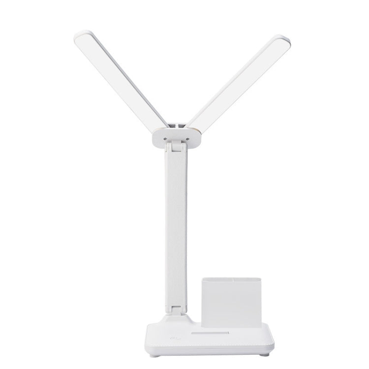مصباح مكتب LED مزدوج الرأس قابل للشحن، الطراز: نسخة قابس + كابل، قابل لإعادة الشحن 3600 مللي أمبير + كابل، قابل لإعادة الشحن 4000 مللي أمبير + كابل