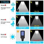 ضوء شارع شمسي مع استشعار حركة جسم الإنسان LED لإضاءة الحديقة، المواصفات: 616A-18 LED، 616B-72 COB، 616C-30 COB، 616A-18 LED مع جهاز تحكم عن بعد، 616B-72 COB مع جهاز تحكم عن بعد، 616C-30 COB مع جهاز تحكم عن بعد