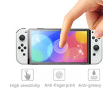 فيلم حماية شاشة مضاد للبصمات لأجهزة الألعاب KJH NS-062 لجهاز Nintendo Switch OLED، NS-062
