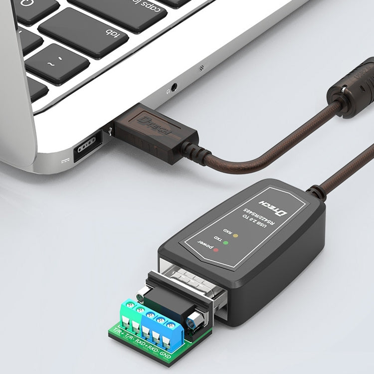 كابل تحويل USB إلى RS485 / RS422 من DTECH DT-5019، شريحة FT232، الطول: 0.5م، 1.5م