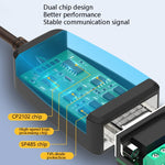 كابل تحويل USB إلى RS485 / RS422 من DTECH DT-5019، شريحة FT232، الطول: 0.5م، 1.5م